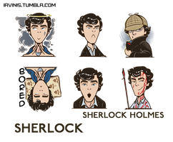 Sherlock smiles