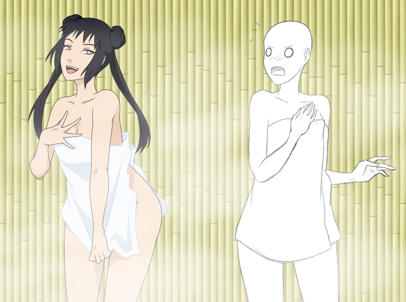 Naruto-OC Open Collab: Onsen by Kumkrum