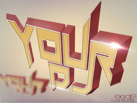 YourDJ 3D PSD by geojoseph19