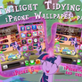 Twilight Tidying up! iPhone Wallpaper Theme!