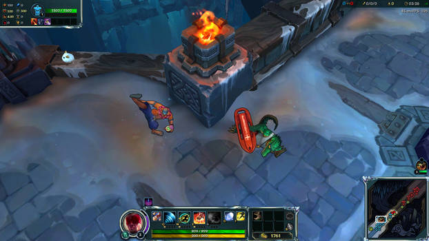 League of Legends Diamond HUD