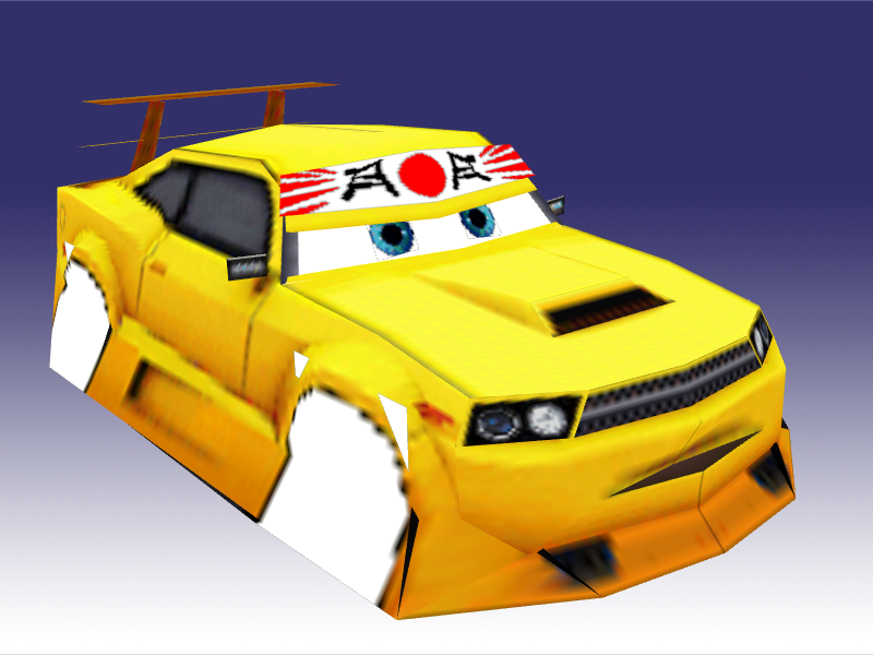 Cars Race-O-Rama NDS - Ninja Car by NaruHinaFanatic on DeviantArt