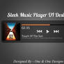 Sleek Music Player UI Design (PSD)