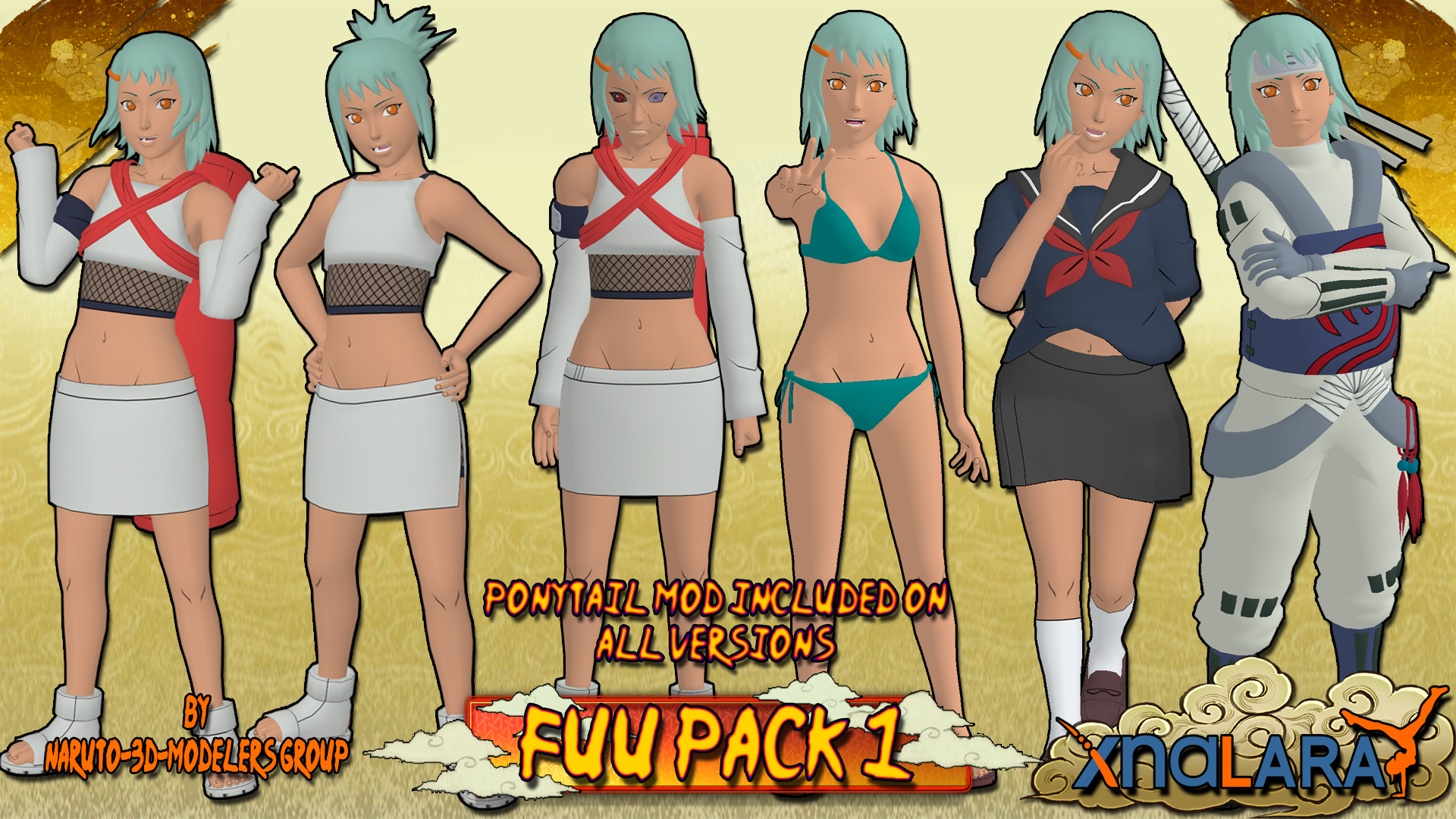 Naruto - FUU PACK 1! (FOR XPS)