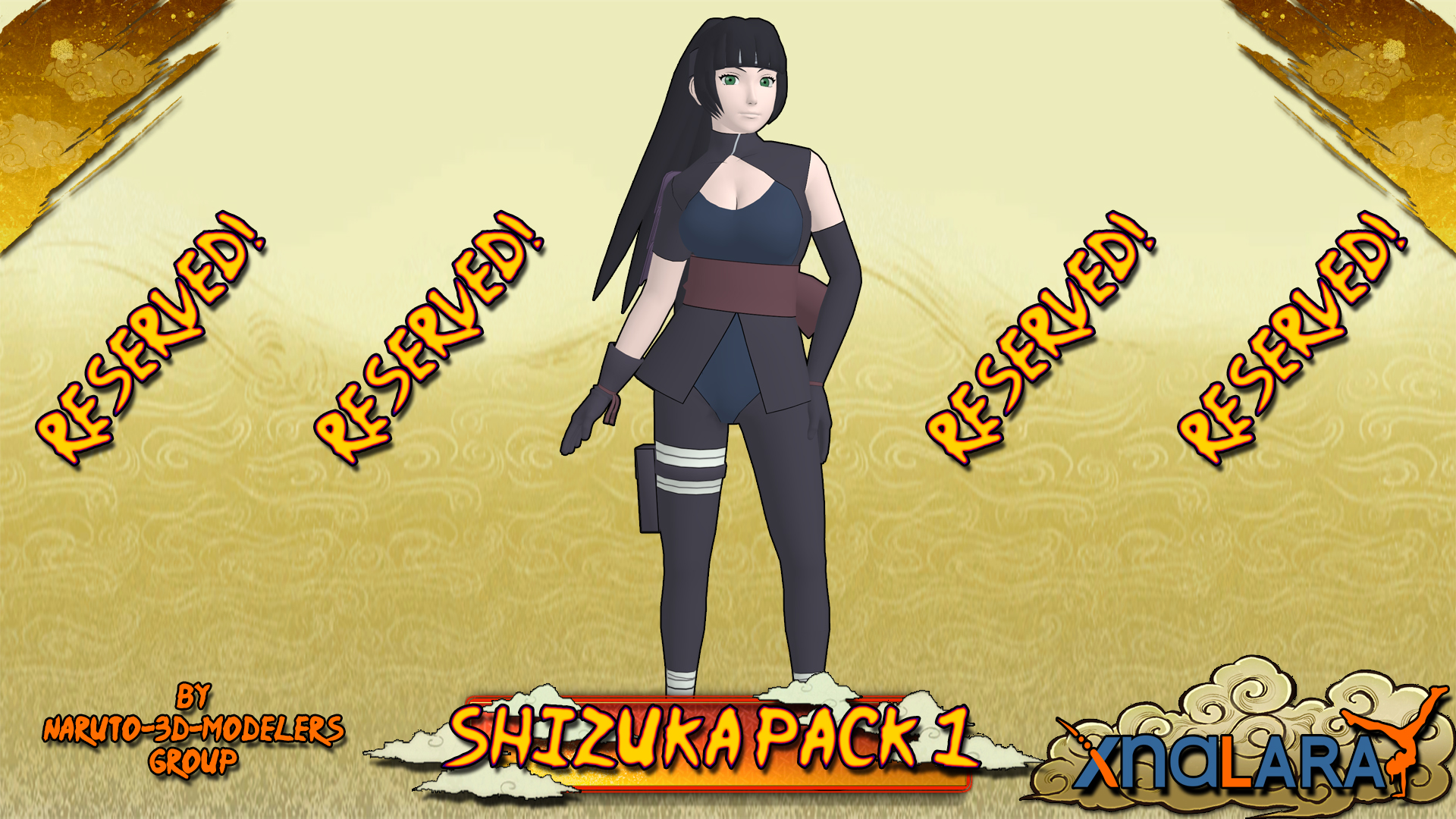 Naruto - Shizuka PACK 1! (FOR XPS)