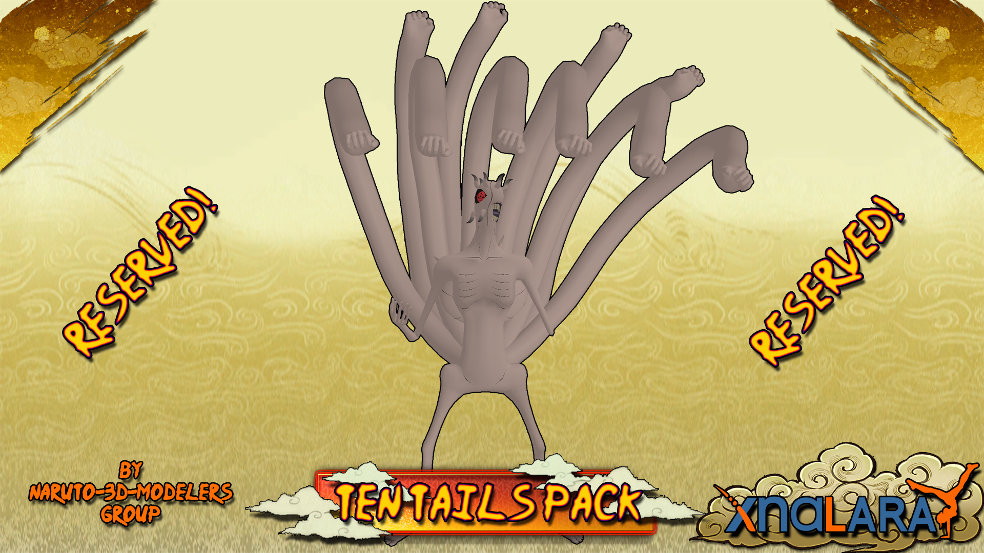 Naruto - Ten Tails PACK FOR XPS!!