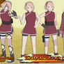 Naruto - Sakura Haruno (Adult) PACK 1 FOR XPS!!