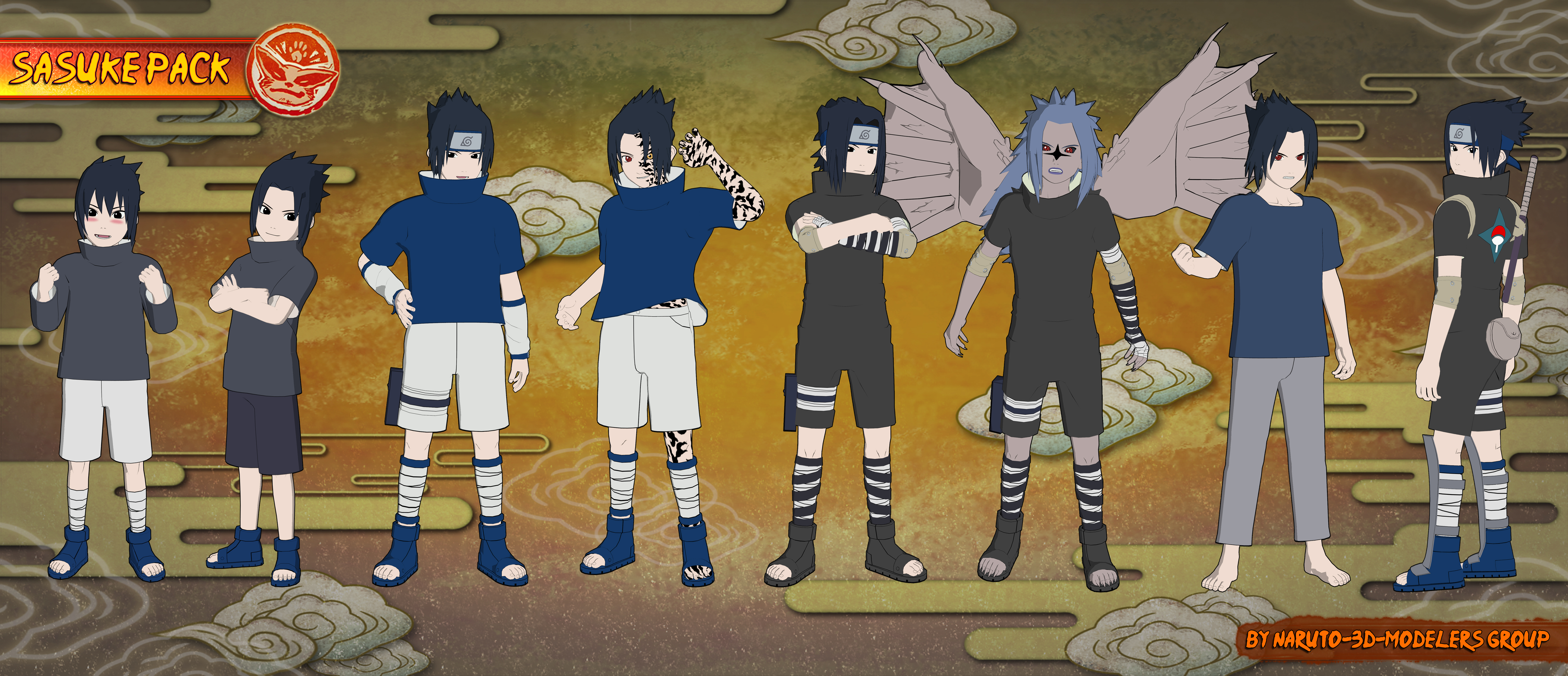 Naruto and Sasuke 360 Pack