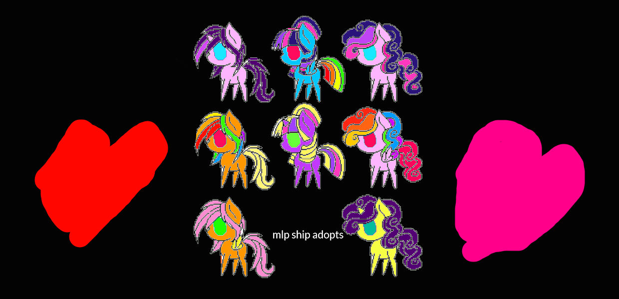 mlp ship adopts :OPEN: by pinkiedash84 on DeviantArt