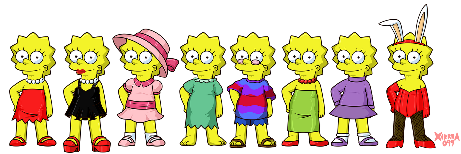 Lisa Outfits by Xierra099 on DeviantArt