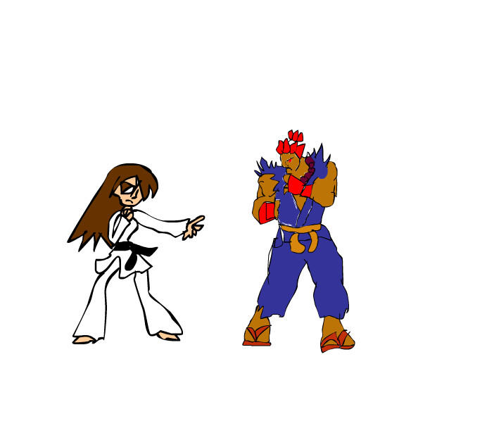 Diana vs akuma flash by MsGraziosa on DeviantArt