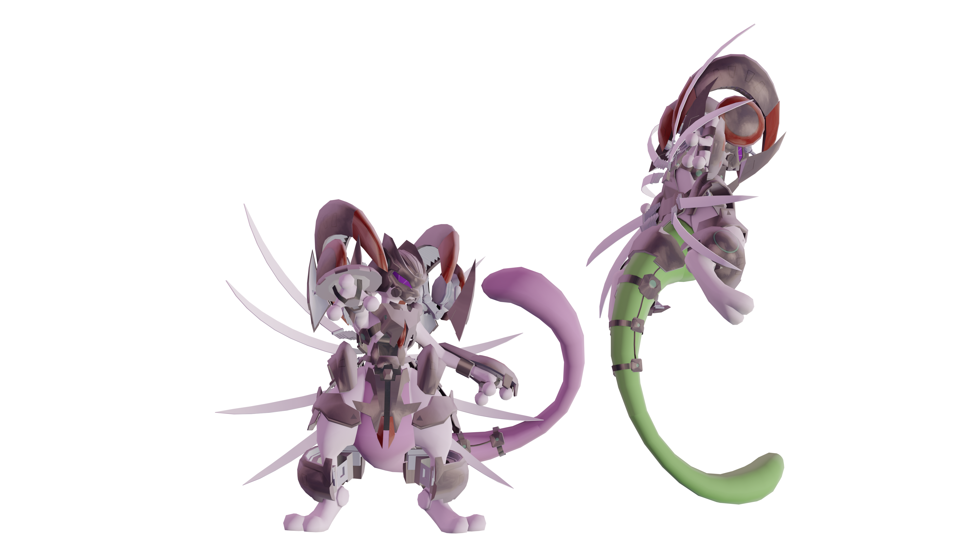 MMD - Armored Mewtwo Pokemon Go *DL* by Catty-Mintgum on DeviantArt