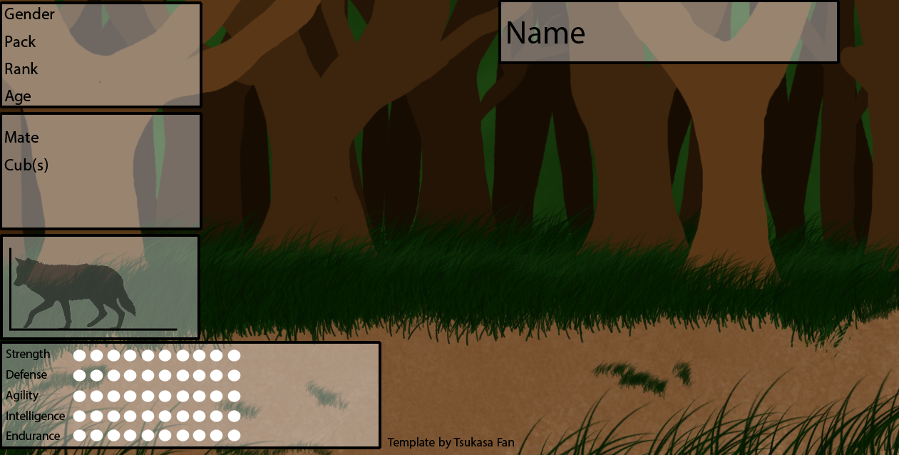 Free To Use Wolf RP template by TsukasaFanAdoptables on DeviantArt