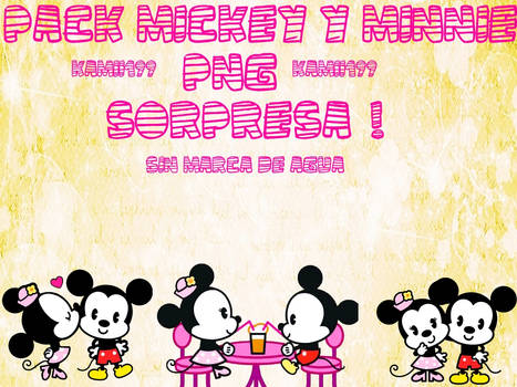 Pack Mickey Y Minnie Mouse!