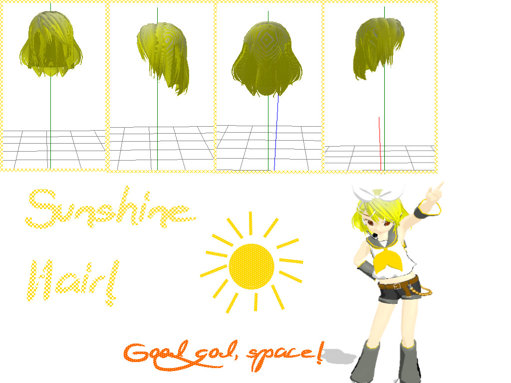 MMD: Sunshine Hair + DL