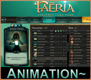 Faeria SCG Animation:: Gabrian Warden
