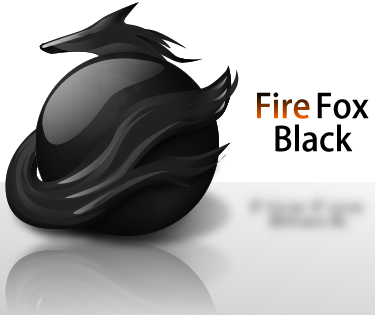 FireFox Black Dock Icon