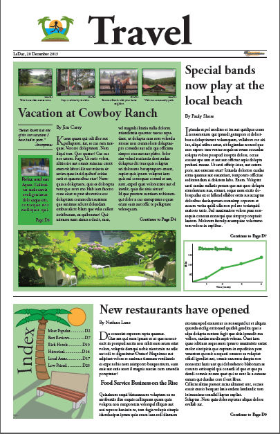 Newspaper Section Travel By Leduc Gallery On Deviantart