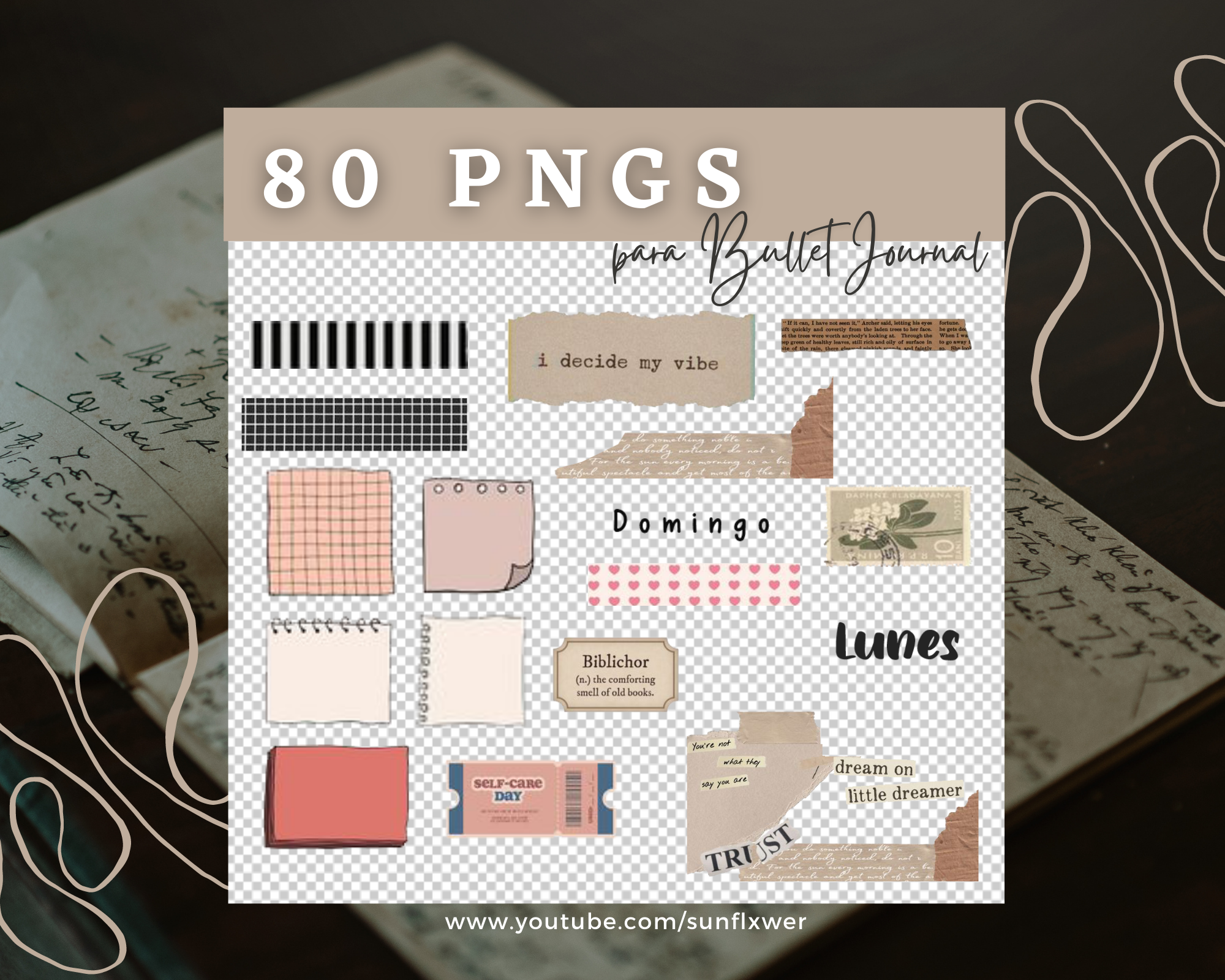 80 Stickers para bullet journal by MaayMustache on DeviantArt
