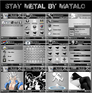 Stay Metal nokia theme