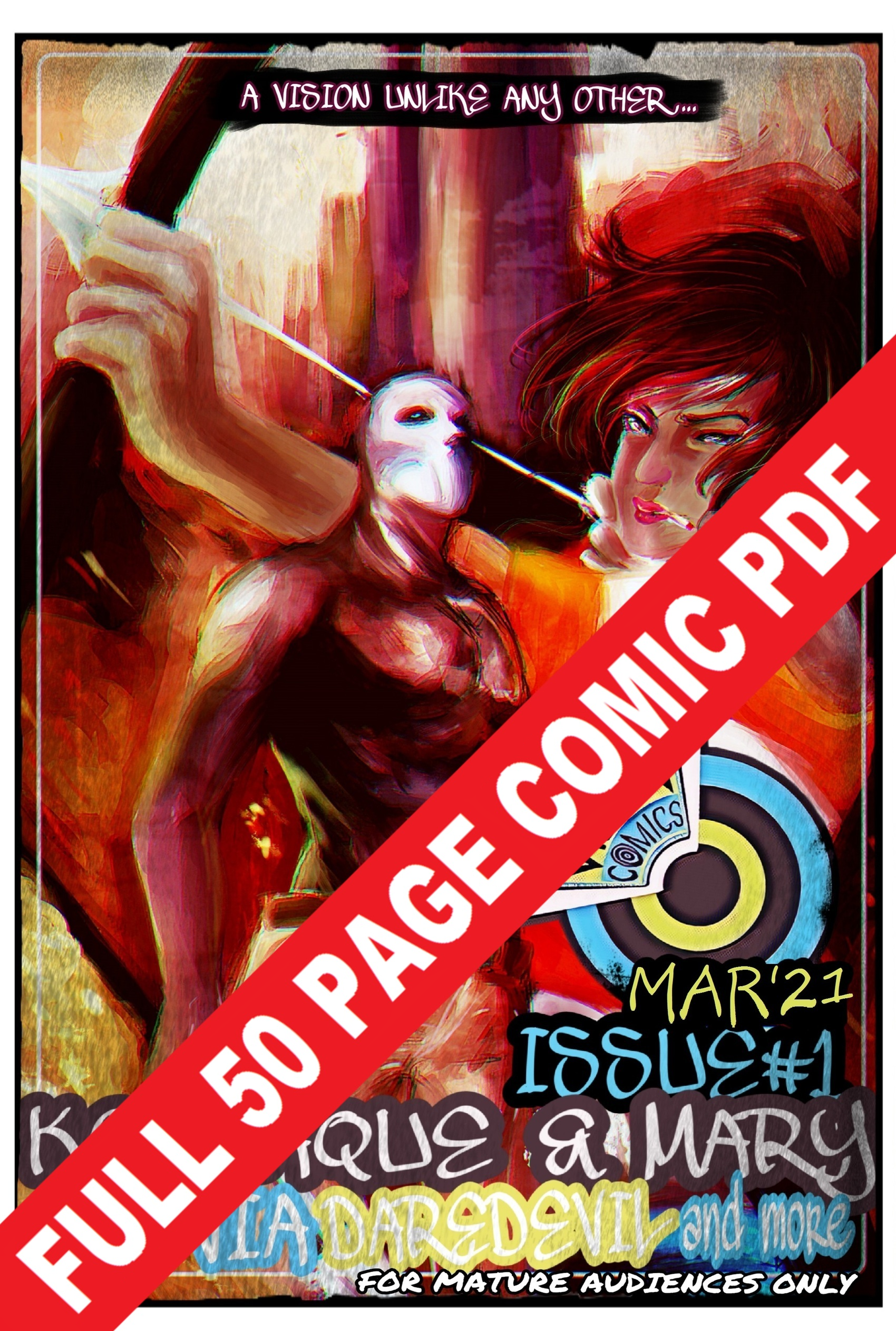 18+ ONLY Faceless Vision Comics Issue #1