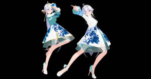 TDA blue and white Lolita Haku DL