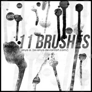 Brushes, Paint Drops