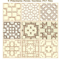 9 Philadelphia Panels Seamless Files