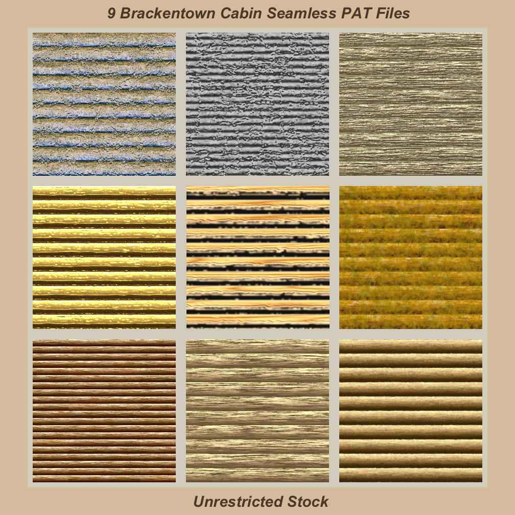 9 Brackentown Cabin Seamless PAT Files