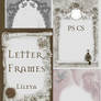 Letter Frames