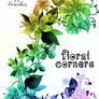 Floral corners