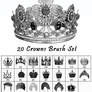 Crowns Brush set