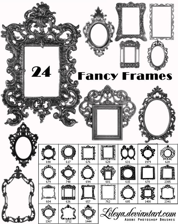 Fancy Frames Brush Set 2 by Lileya on DeviantArt