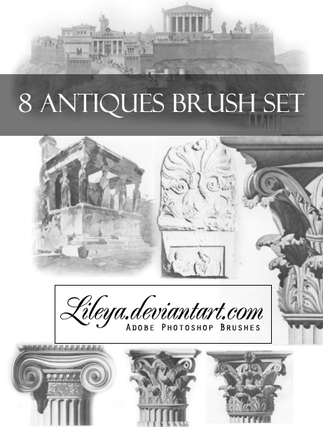 Antiques brush set