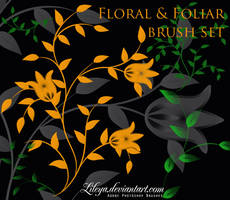 Floral and Foliar brush set