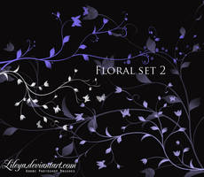 Floral brush set 2