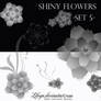 Shiny flowers -set 5