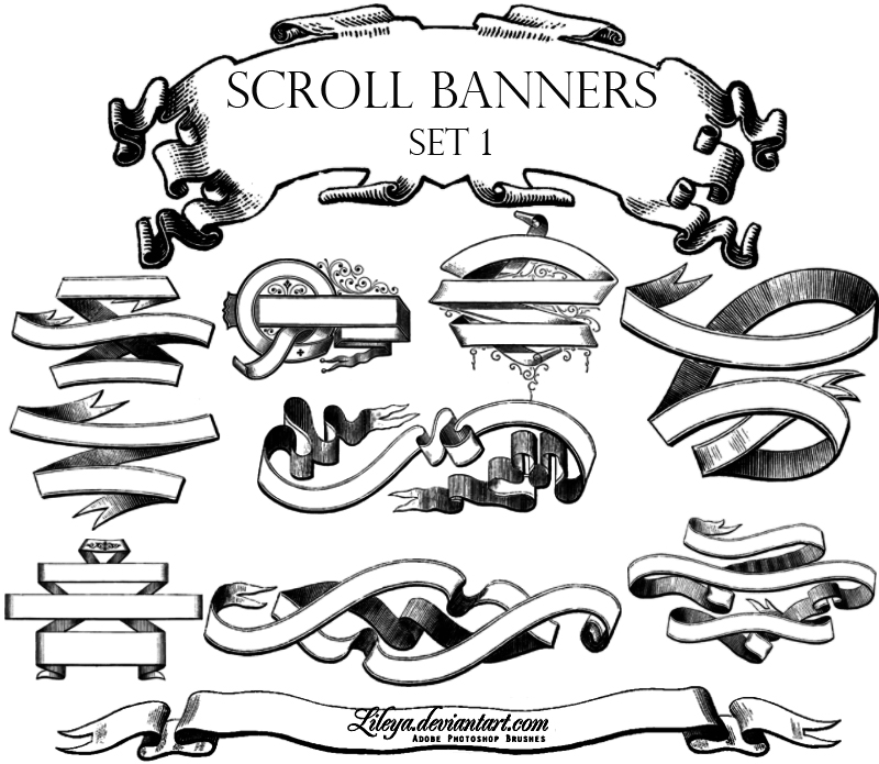 Scroll Banners -set1-