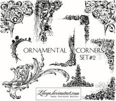 Ornamental Corners set 2