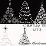 Christmas Tree brushes set2