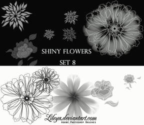 Shiny Flowers set 8