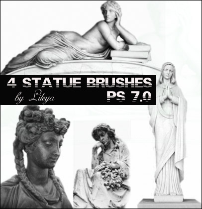 Statue brushes