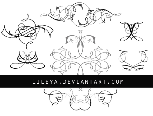 - Ornamental dividers set 2 - by Lileya