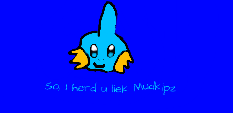 So, I herd u liek mudkipz