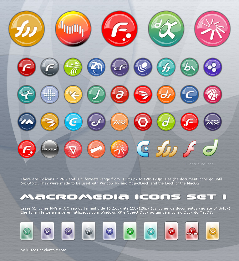 Macromedia Icons Set