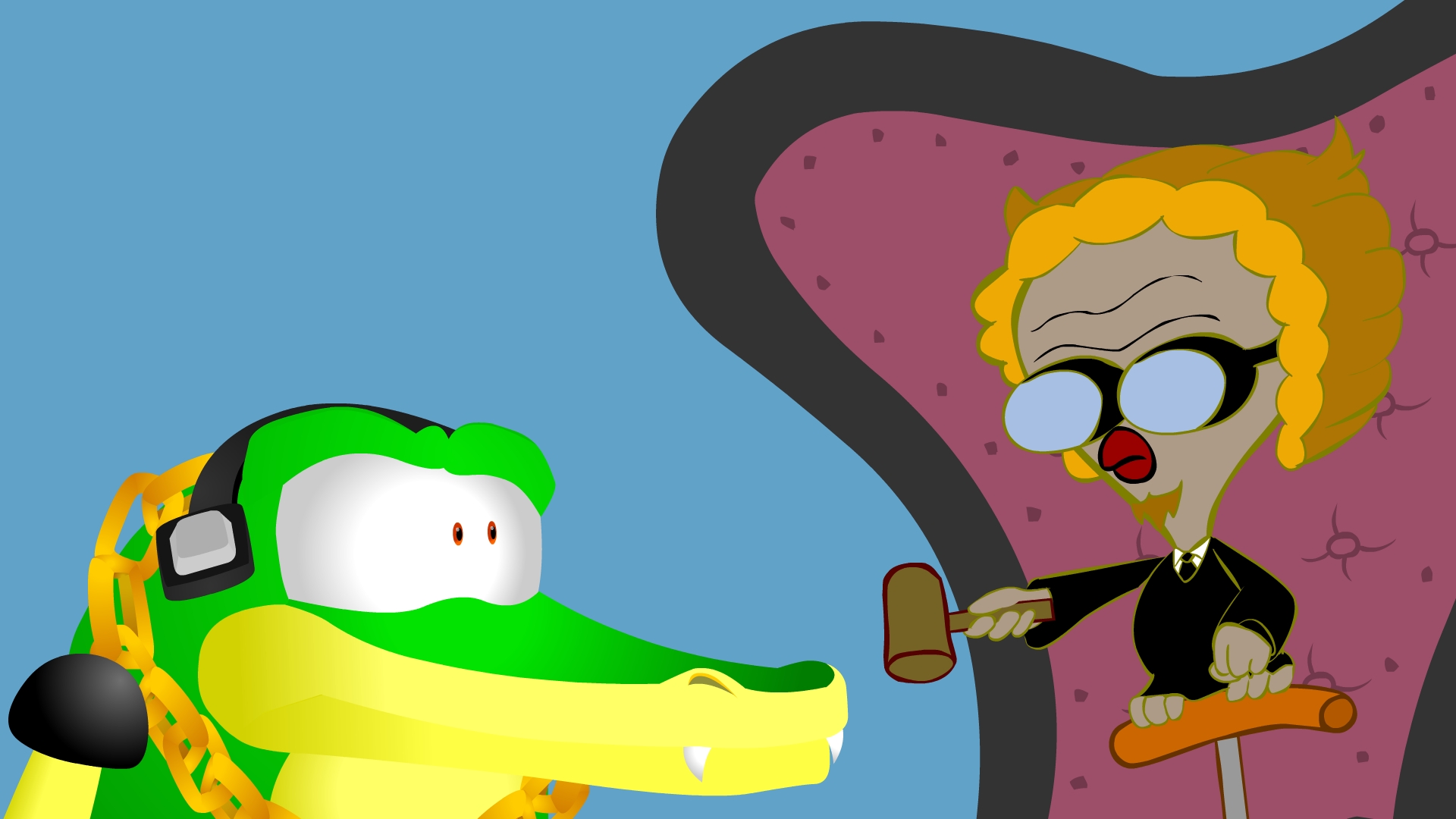 Vector Goes To Court by BoozermaN on DeviantArt