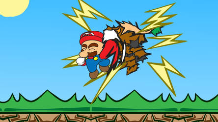 Mario Fights Mokujin (2020)