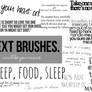 Text brushes