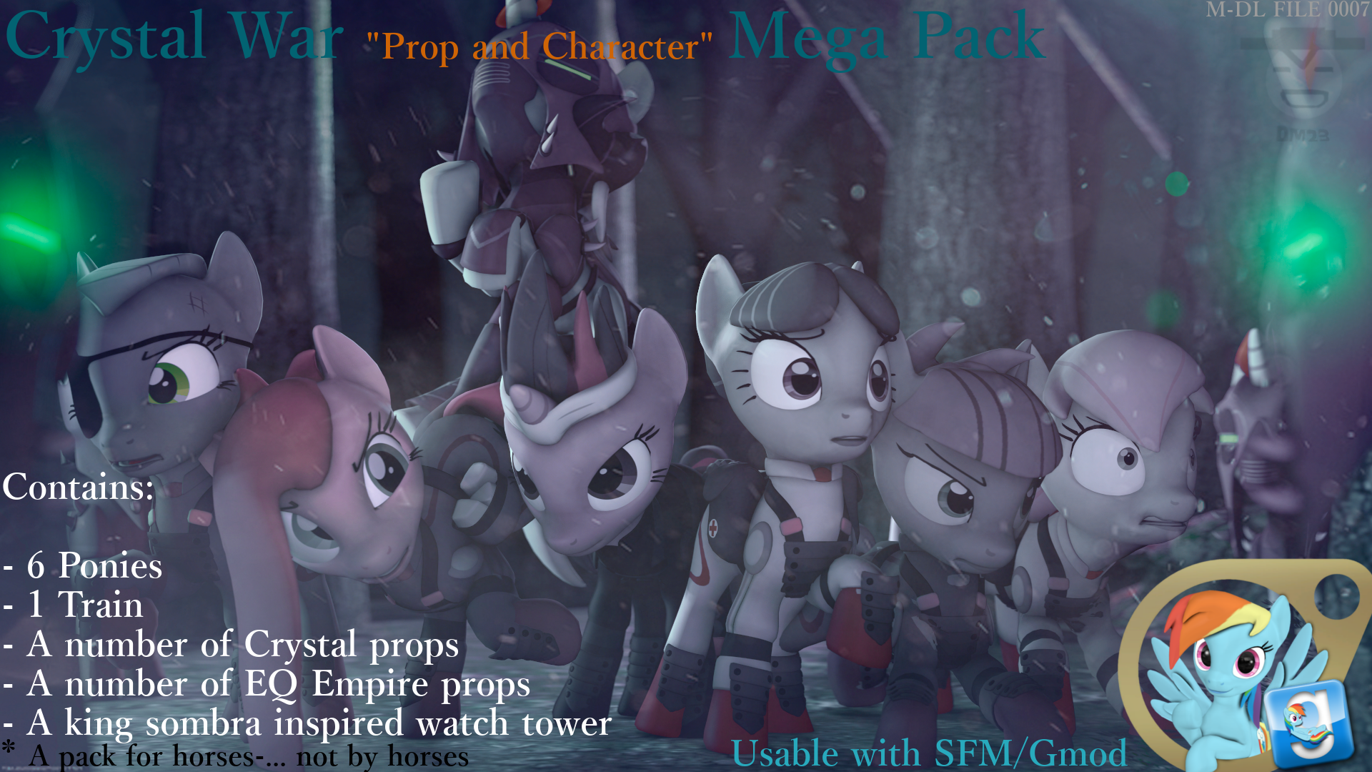 DL:7 - Crystal War Mega pack - [SFM/GMOD DL]