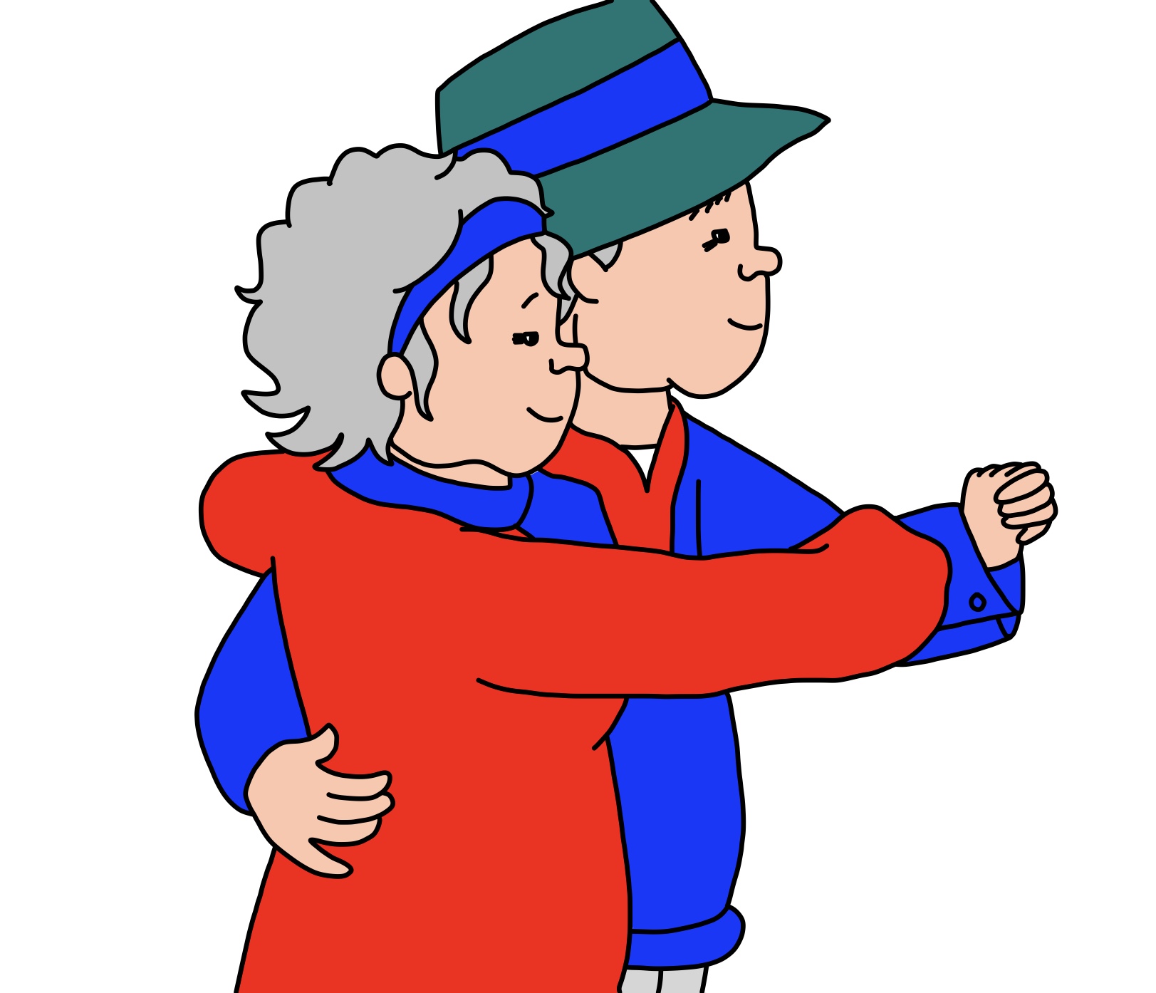 Grandma and Grandpa Dancing Romantically Together by ThomasCarr0806 on ...